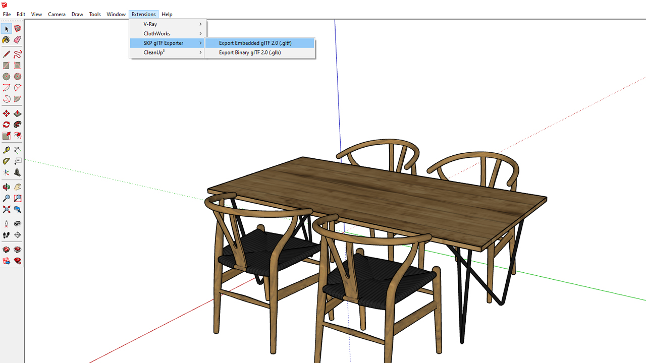 Exporting a SketchUp Design to GLB: A Detailed Guide