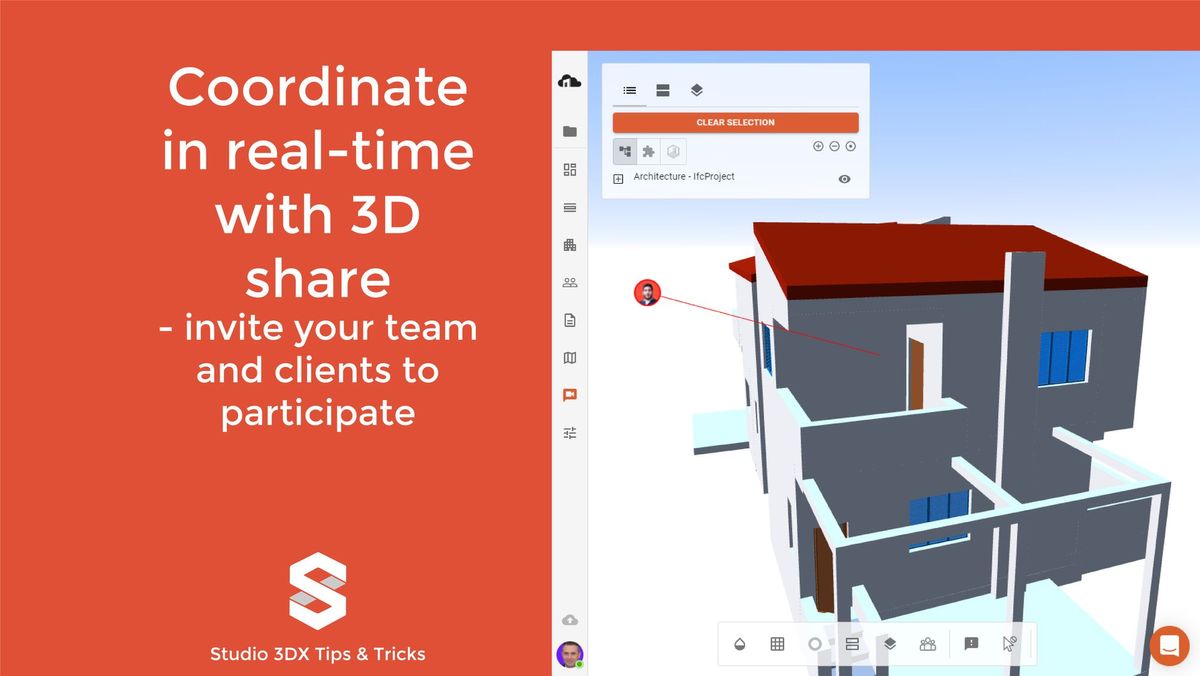 Coordinate in real-time with 3D share - Studio 3DX