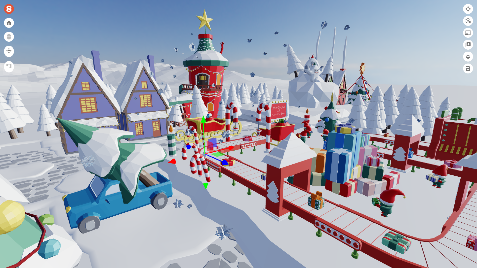 Design your own Christmas Village and have fun with family and friends (no BIM experience required) 🎅 🎄