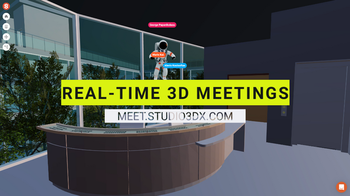 Frictionless 3D meetings