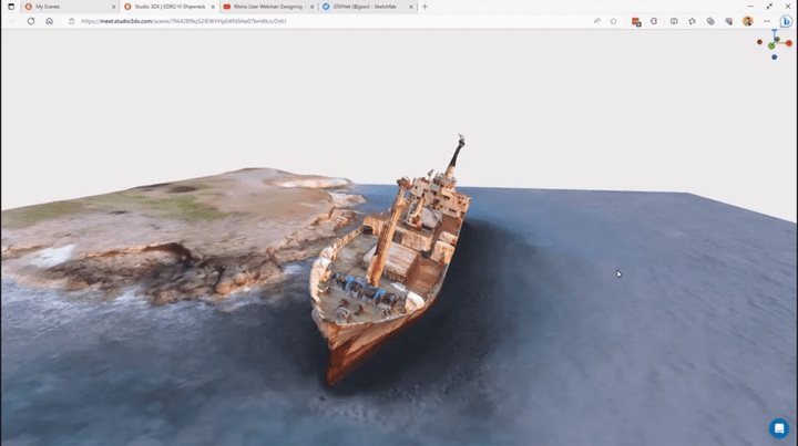 EDRO III Shipwreck 3D Model